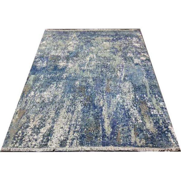 ocean hand knotted rug