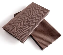 Chocolate 3d decking wpc