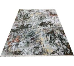 storm hand knotted rug
